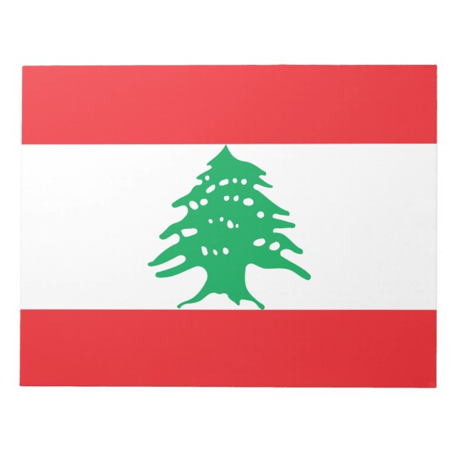 Flag of Lebanon Notepad (Front)