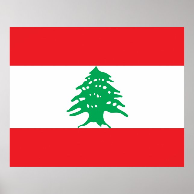 Flag of Lebanon Poster (Front)