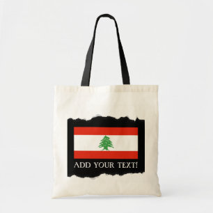 Flag of Lebanon Tote Bag