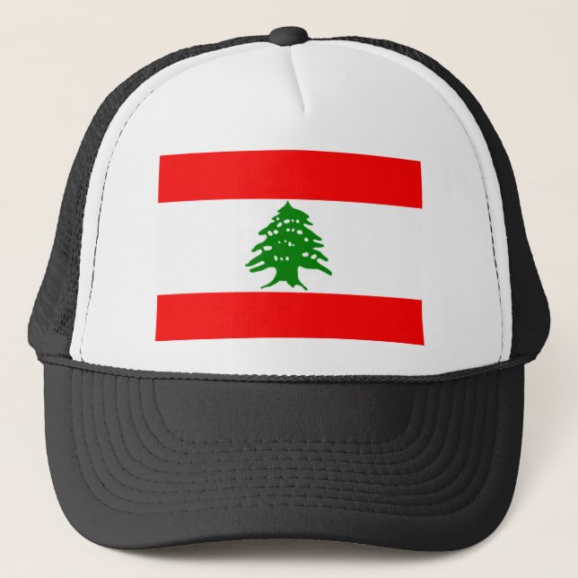 Flag of Lebanon Trucker Hat (Front)