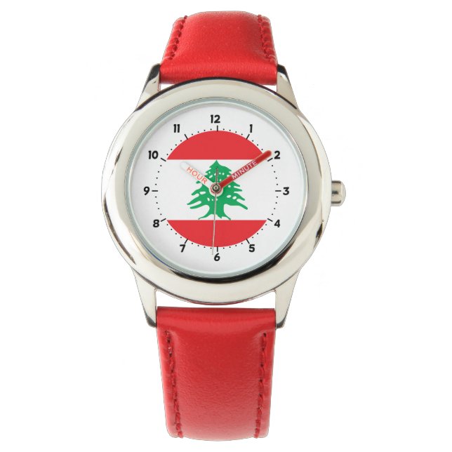 Flag of Lebanon Watch (Front)