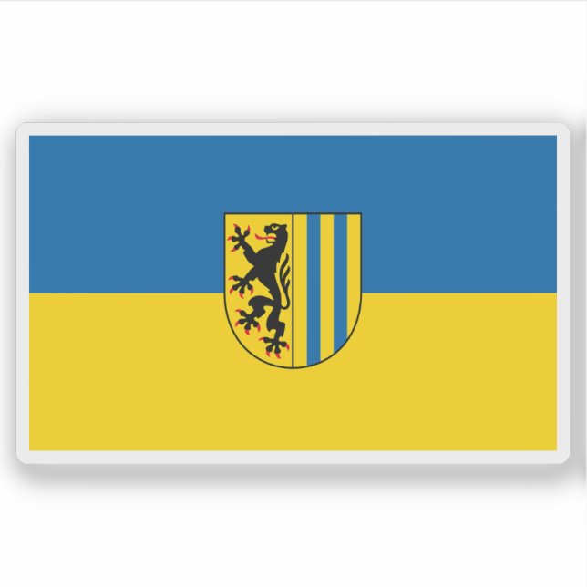 Flag of Leipzig, Germany (Front)