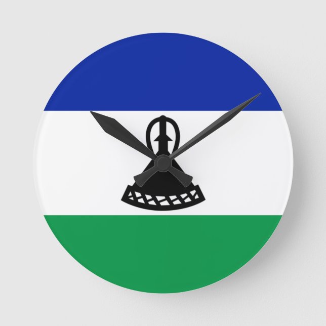 Flag of Lesotho Wall Clock (Front)
