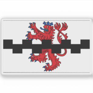 Flag of Leverkusen, Germany