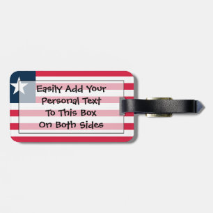 Flag of Liberia Easy ID Personal Luggage Tag