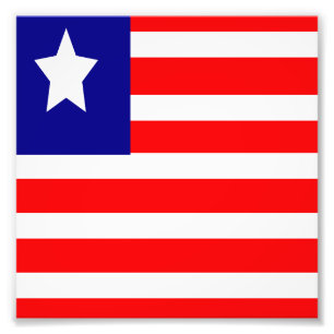 Flag of Liberia Photo Print