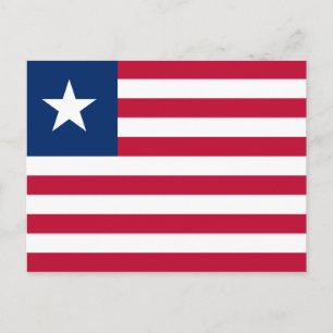 Flag of Liberia Postcard
