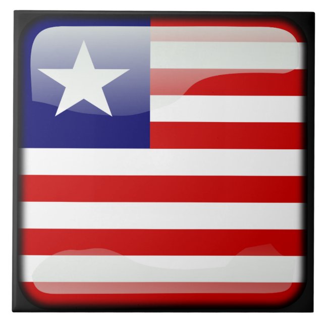 Flag of Liberia Tile (Front)