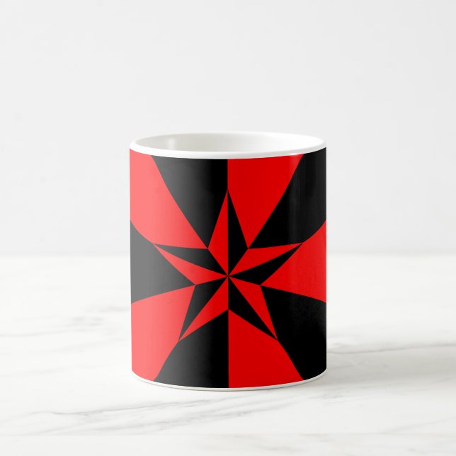 Flag of Libertarian Socialism Coffee Mug (Center)