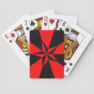 Flag of Libertarian Socialism Playing Cards