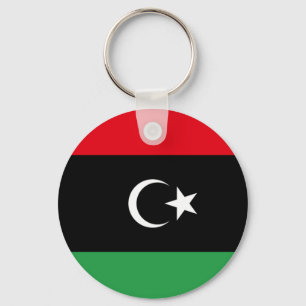 Flag of Libya Key Ring