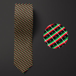 Flag of Libya Pattern Tie