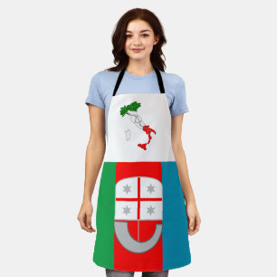 Flag of Liguria (Italy)  Apron