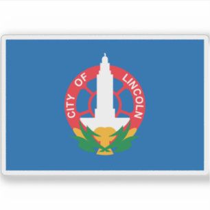 Flag of Lincoln, Nebraska (1931–2022), USA