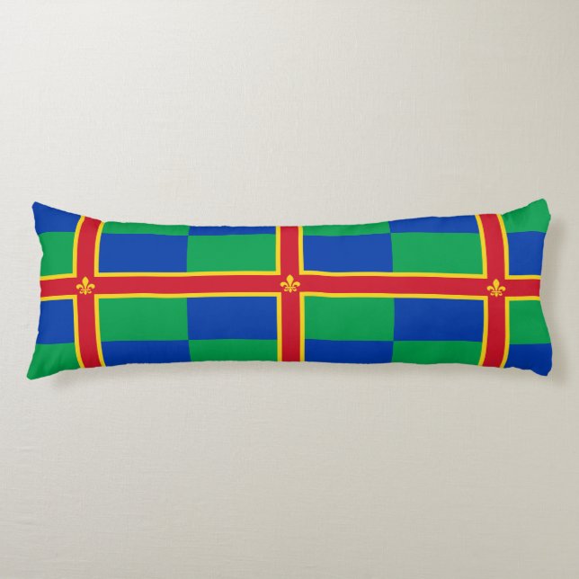 Flag of Lincolnshire Body Pillow (Front)
