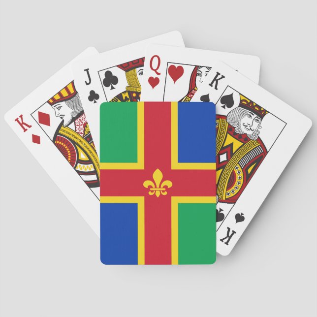 Flag of Lincolnshire Playing Cards (Back)