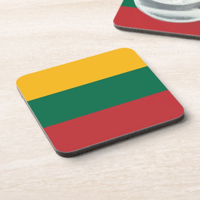 Flag of Lithuania Coaster (Left Side)