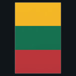 Flag of Lithuania Flyer<br><div class="desc">Flag of Lithuania. The Lithuanian flag is a horizontal triband.</div>