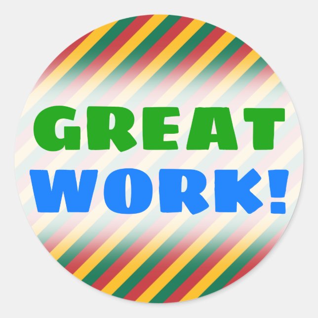 Flag of Lithuania Inspired Coloured Stripes Patter Classic Round Sticker (Front)