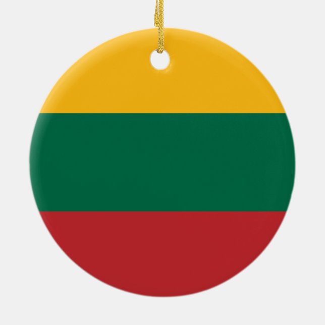 Flag of Lithuania Ornament (Back)