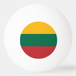 Flag of Lithuania Ping Pong Ball