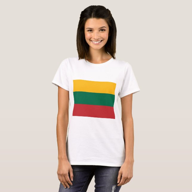 Flag of Lithuania T-Shirt (Front Full)