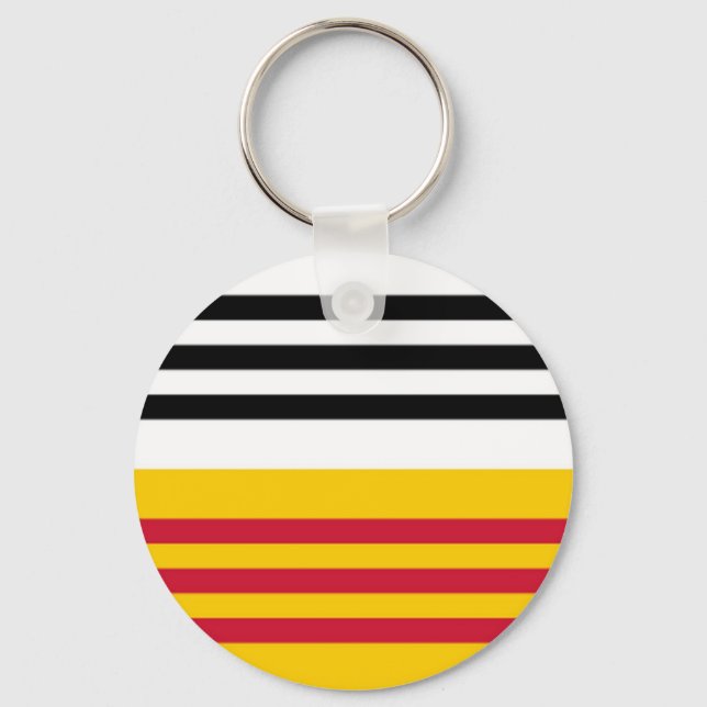 Flag of Loon op Zand Key Ring (Front)