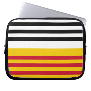 Flag of Loon op Zand Laptop Sleeve
