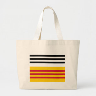 Flag of Loon op Zand Large Tote Bag