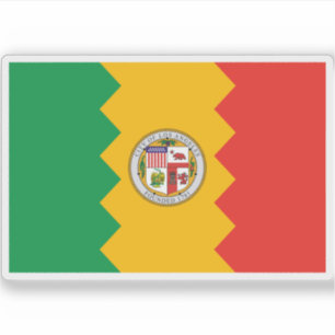 Flag of Los Angeles, California, USA