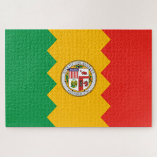 Flag of Los Angeles (California, USA) Jigsaw Puzzle