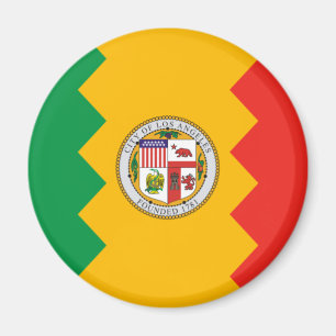 Flag of Los Angeles (California, USA) Magnet