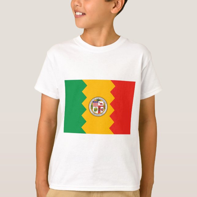 Flag of Los Angeles (California, USA) T-Shirt (Front)