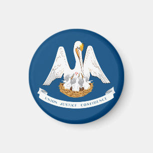 Flag of Louisiana Magnet