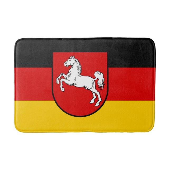 Flag of Lower Saxony Bath Mat (Front)