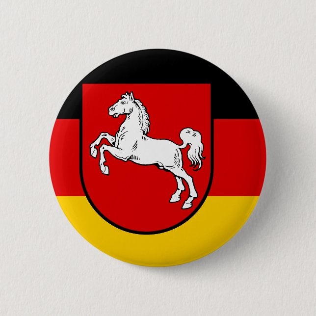 Flag of Lower Saxony Button (Front)