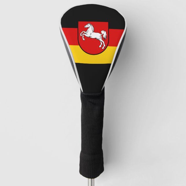 Flag of Lower Saxony Golf Head Cover (Front)
