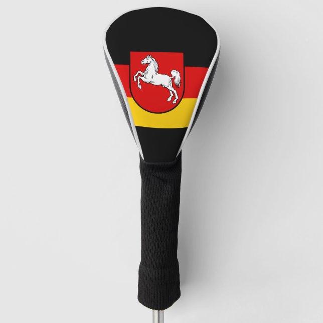 Flag of Lower Saxony Golf Head Cover (Front)