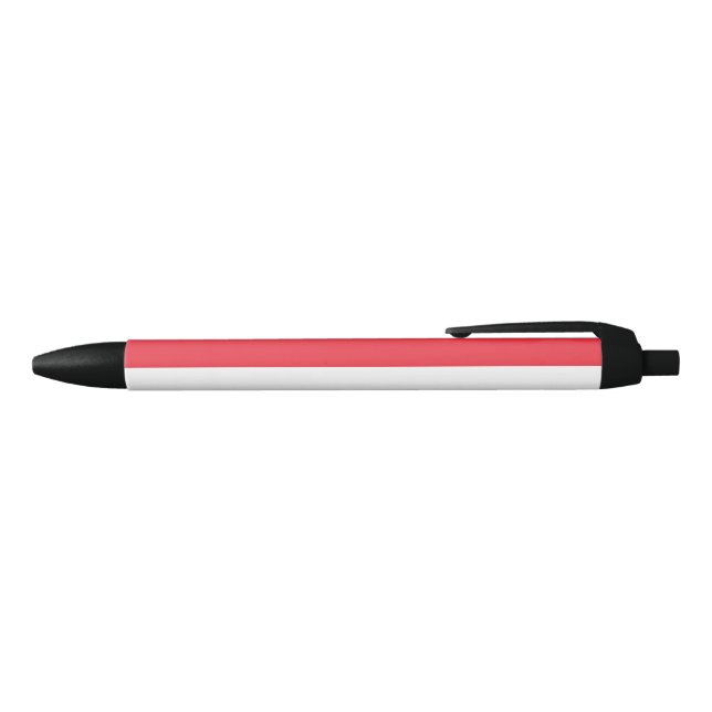 Flag of Luxembourg Black Ink Pen (Top)