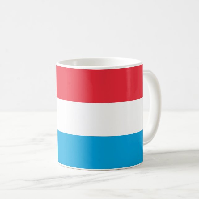Flag of Luxembourg Coffee Mug (Front Right)