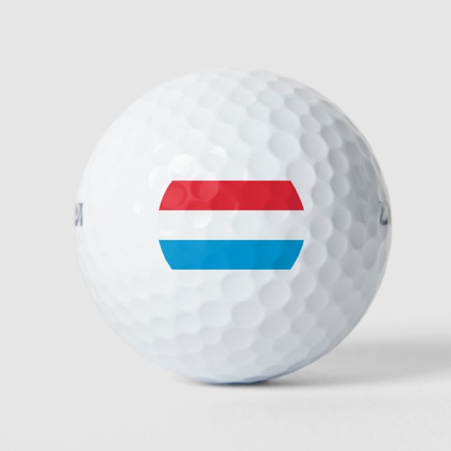 Flag of Luxembourg Golf Balls (Front)