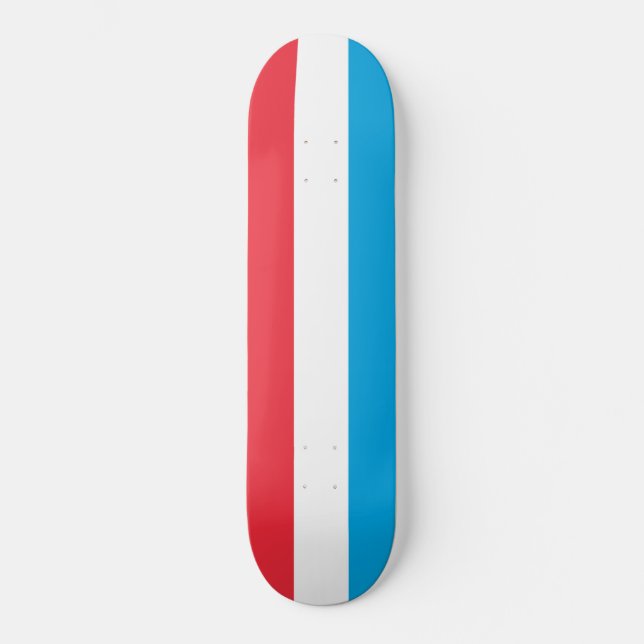 Flag of Luxembourg Skateboard (Front)
