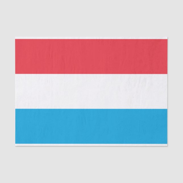 Flag of Luxembourg Tissue Paper (Front)