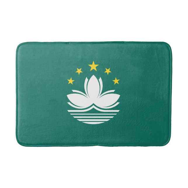 Flag of Macau (Chinese Region) Bath Mat (Front)