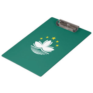 Flag of Macau (Chinese Region) Clipboard