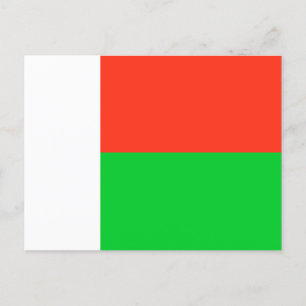 Flag of Madagascar Postcard