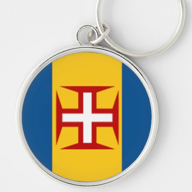 Flag of Madeira Key Ring (Front)