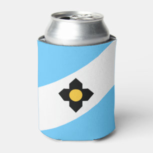 Flag of Madison, Wisconsin Can Cooler