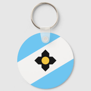 Flag of Madison, Wisconsin Keychain