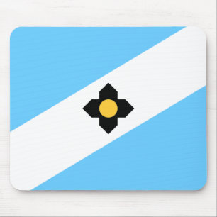 Flag of Madison, Wisconsin Mouse Pad